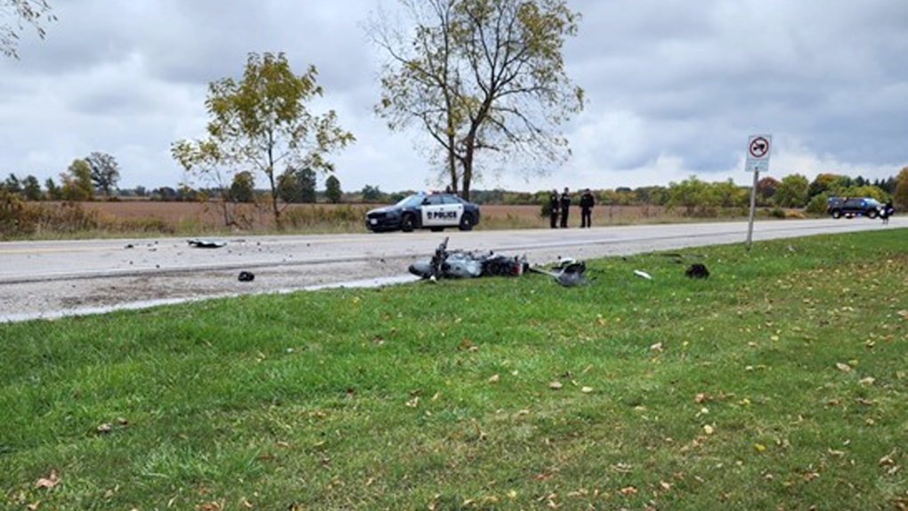 Teen motorcycle driver hospitalized with serious injuries following crash