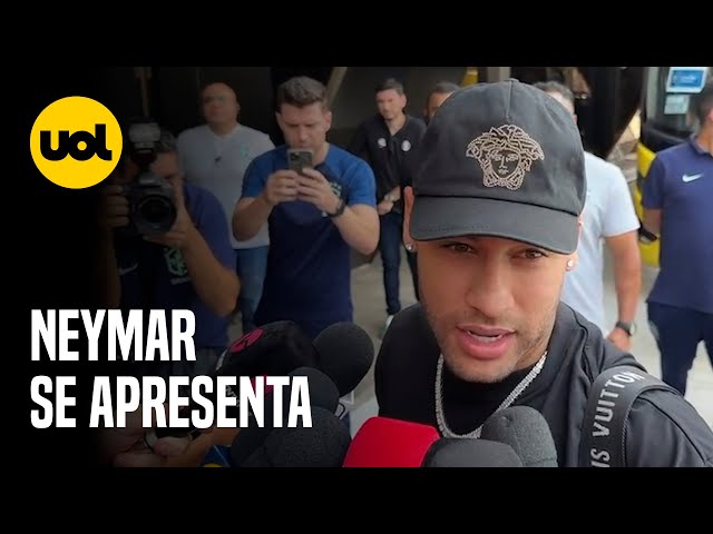 Neymar se apresenta à seleção em Cuiabá e brinca: ‘Calor é na Arábia’