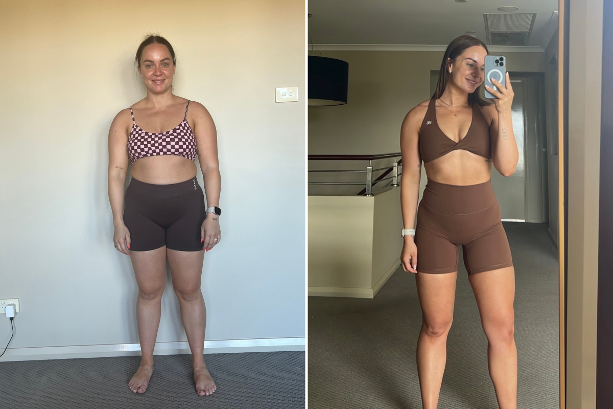 I started a 75-day fitness challenge. This is when I started to see results