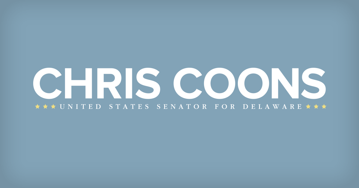 U.S. Senator Christopher Coons of Delaware