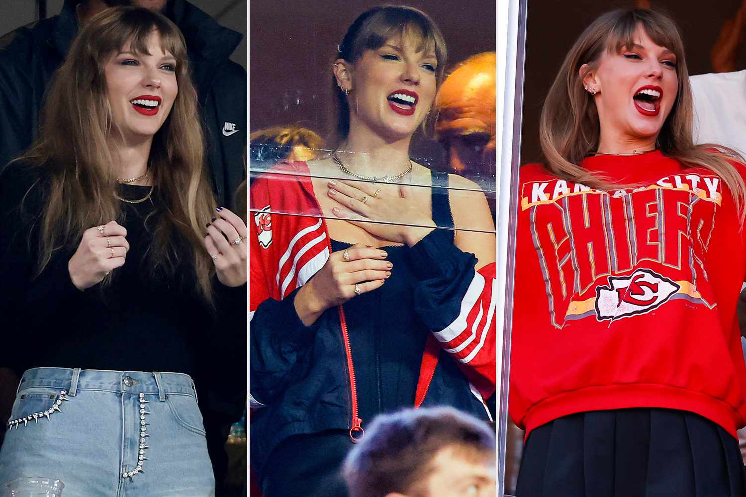 From Team Merch to Sweet Accessories, See All the Details from Taylor Swift’s Game Day Outfits