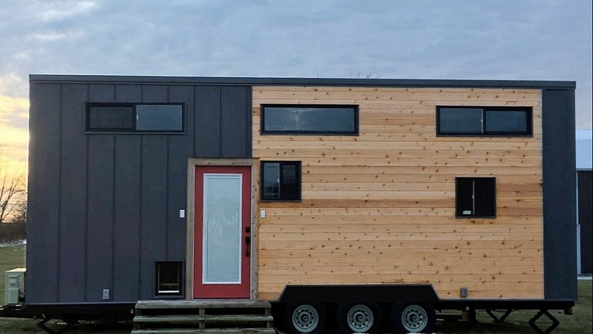 This Beautiful Two-Loft Tiny House Is Well Suited for a Modern Family Lifestyle