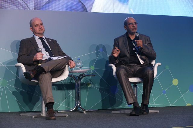 Diretor de Engenharia, Tecnologia e Inovação da Petrobras, Carlos Travassos, fala sobre importância de investimentos em novas tecnologias, na OTC 2023