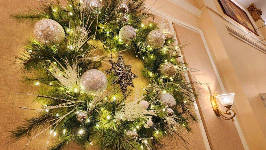 Holiday decor at Hotel Bethlehem has the touch of a new interior designer after more than ten years