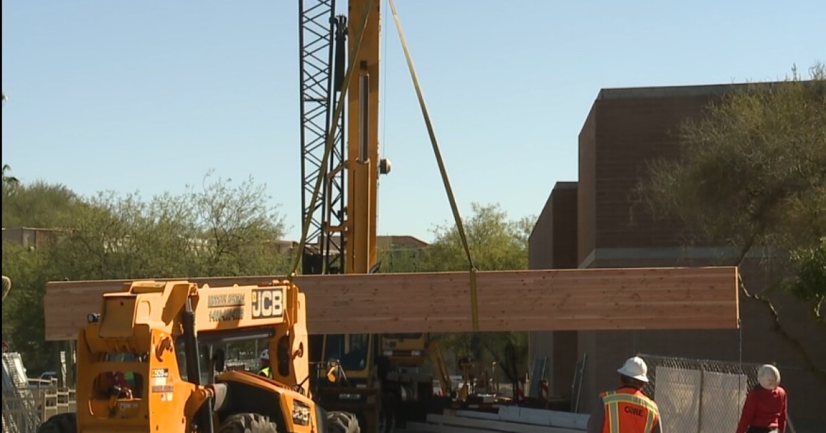 New building for music programs at Catalina Foothills High School closer to completion