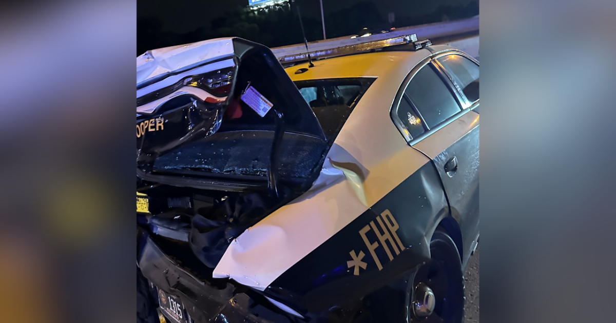 Trooper, 2 others seriously injured in crash involving FHP patrol car