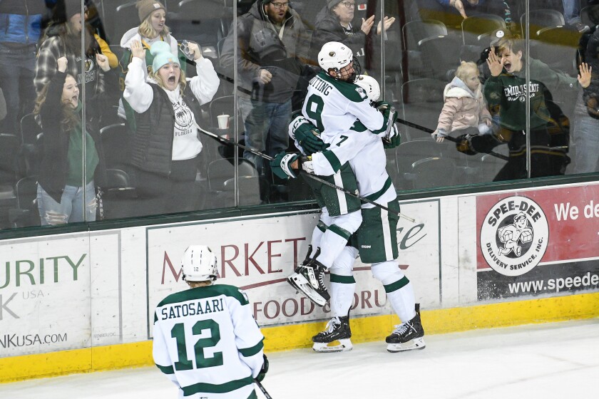 Beavers come back to life, erase 4-goal deficit in thrilling fashion to beat Michigan Tech