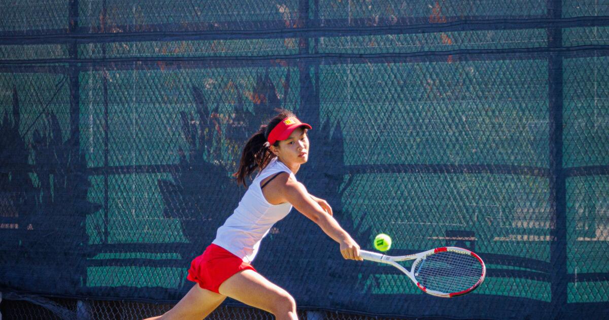 Mt. Carmel’s Samantha Cheng manifests win, makes school history with tennis title