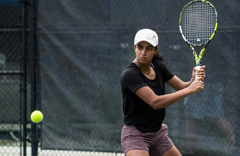 Penn women’s tennis Esha Velaga competes at ITA Fall National Championships