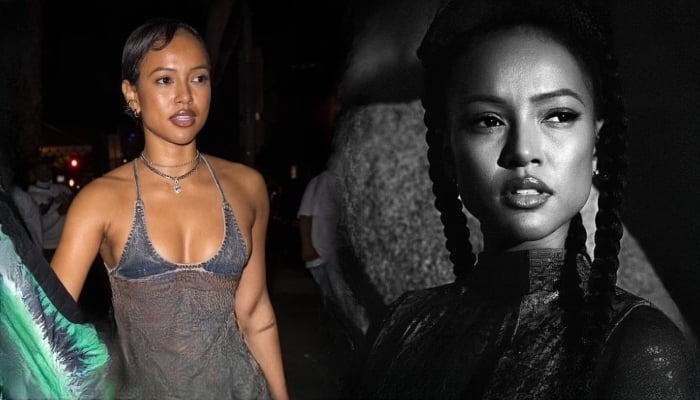 Karrueche Tran, While at an Afterparty for Travis Scott, Makes a Fashion Statement