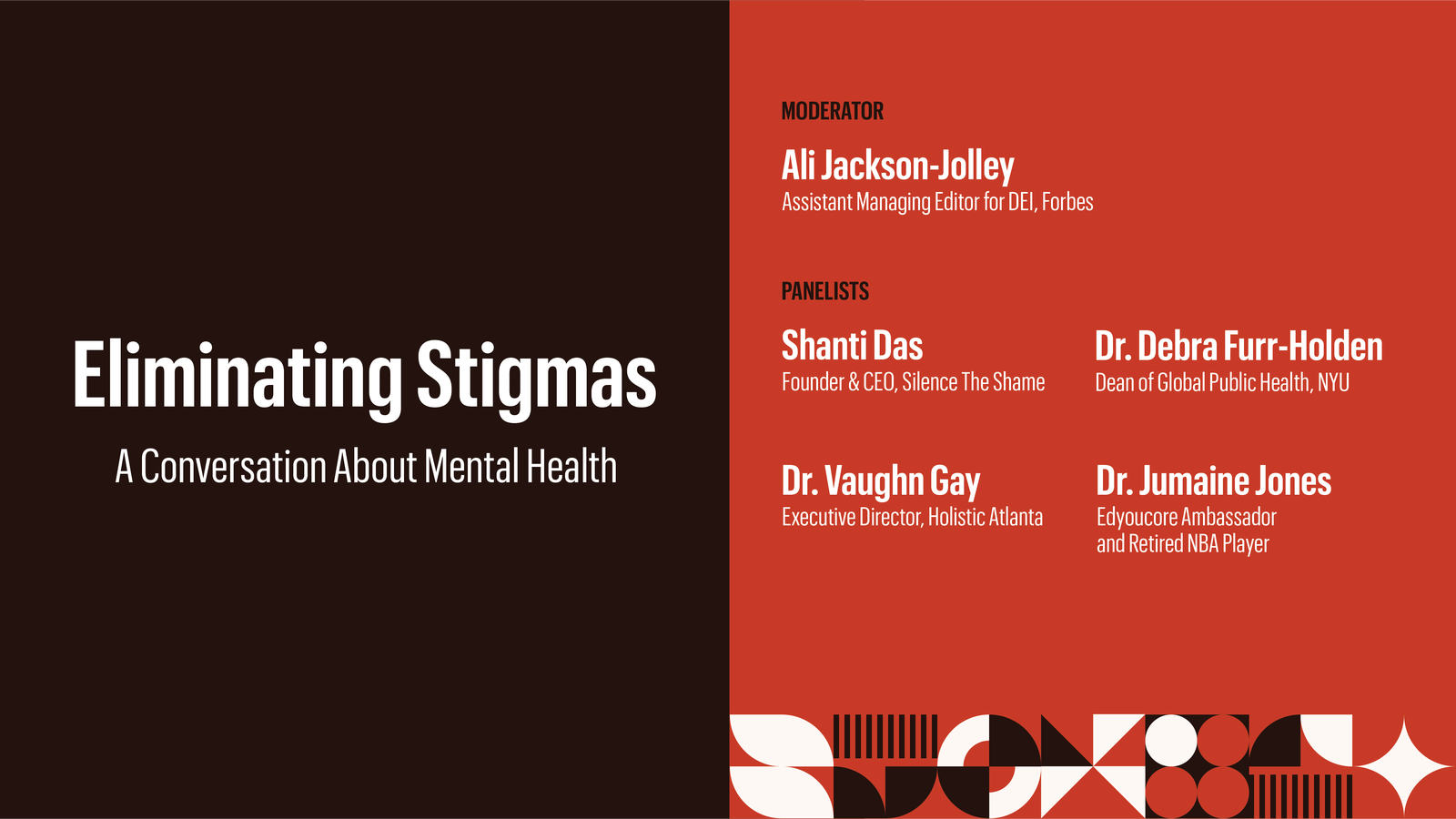 2023 Forbes BLK Summit | Eliminating Stigmas: A Conversation About Mental Health