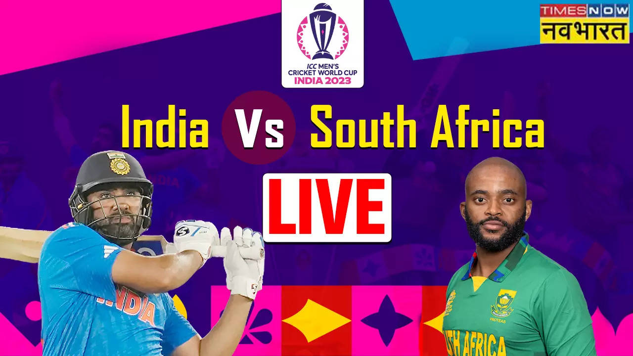 India vs South Africa LIVE क्रिकेट स्कोर, World Cup 2023: भारत का आज दक्षिण अफ्रीका से होगा सामना, सेमीफाइनल की तैयारियों को परखने का अच्छा मौका