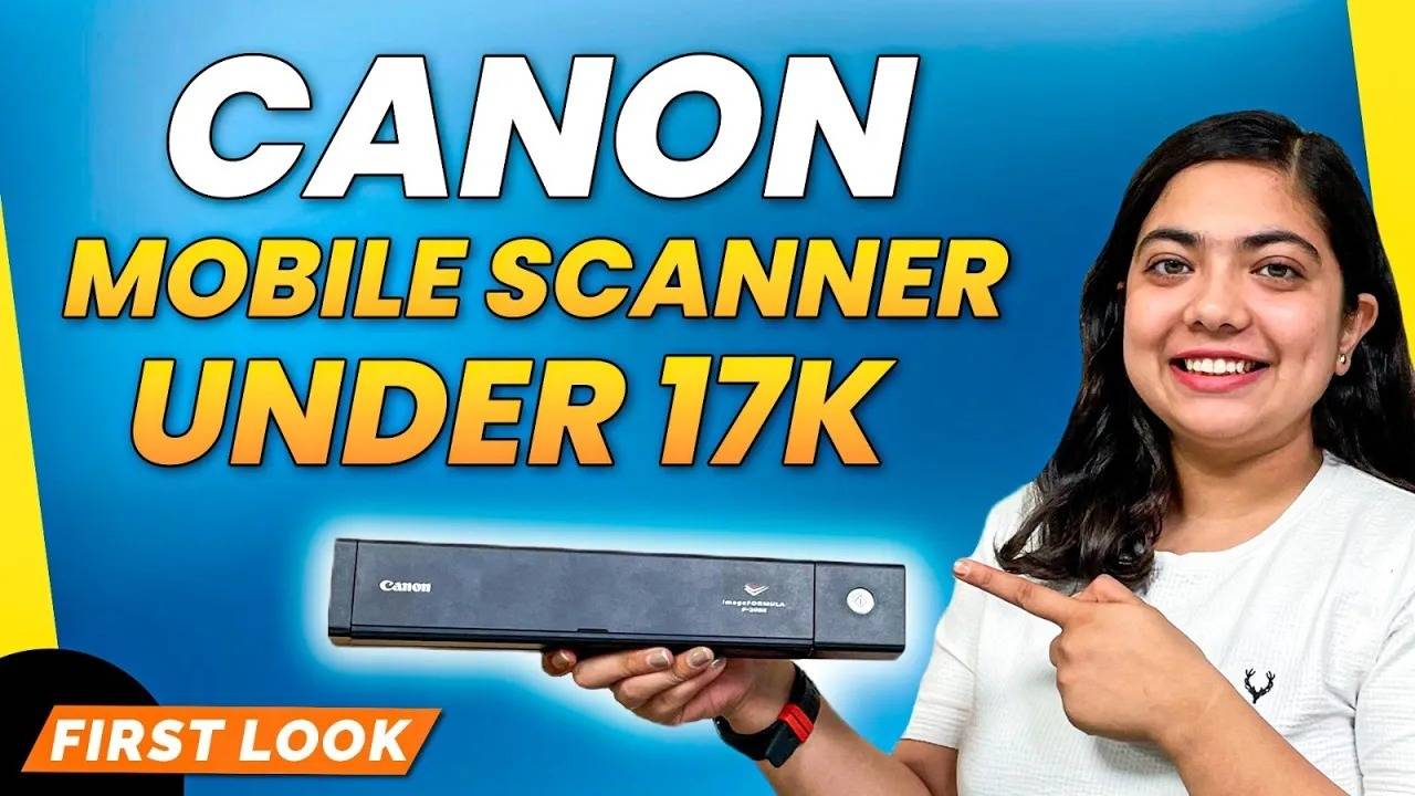 Canon Mobile Scanner | First Look  & Impressions