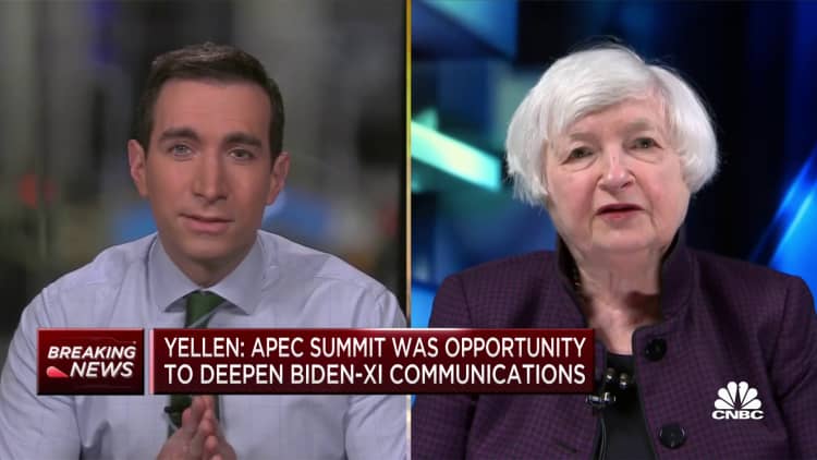 Yellen says high food and rent prices key factors in voters’ negative economic outlook