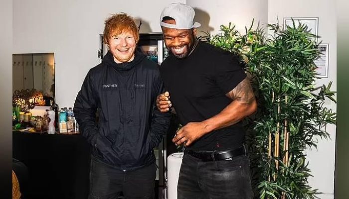 Ed Sheeran Made a Surprise Visit at 50 Cent’s London Gig