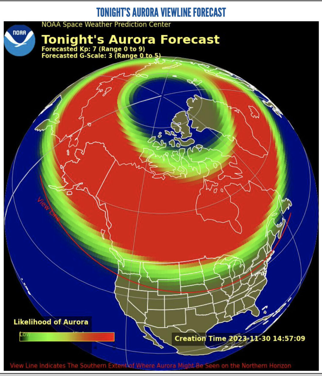 Possible Northern Lights sighting Thursday night in DC area