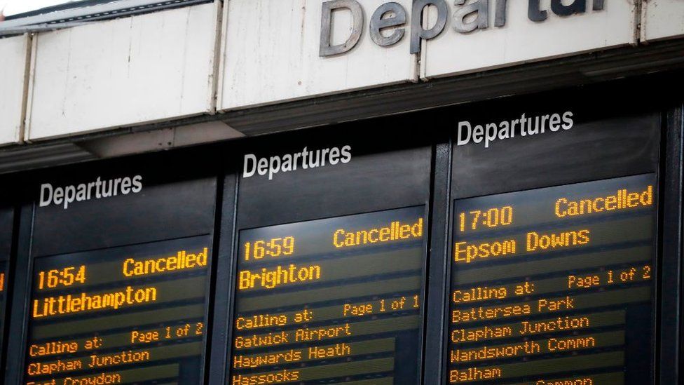 South East: Travel disruption as region braces for storm