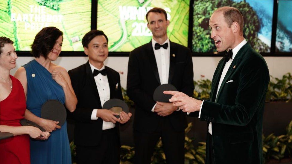 Earthshot Prize: Prince William says climate crisis too visible to be ignored