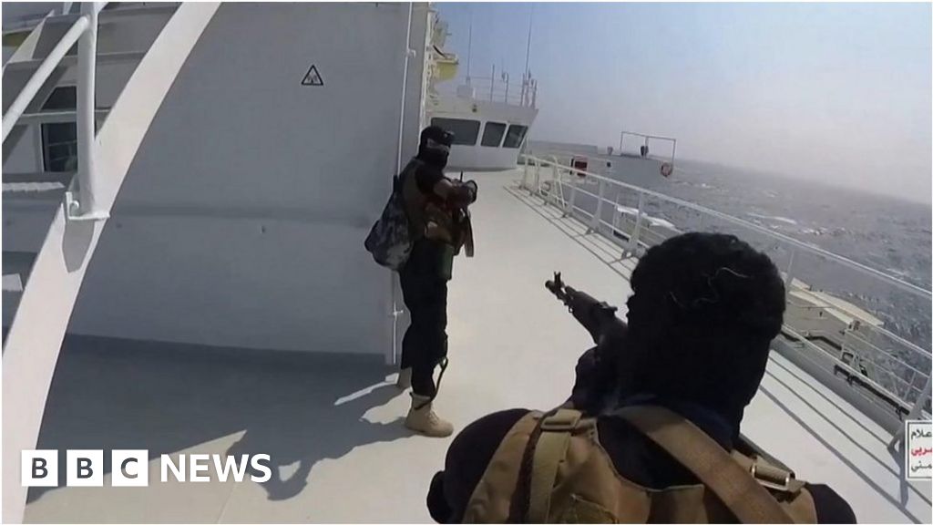 Yemen’s Houthi rebels release video of Red Sea cargo ship hijack