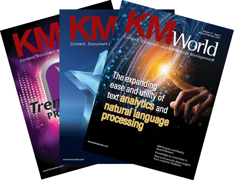 Communities of practice for knowledge sharing and innovation at KMWorld 2023