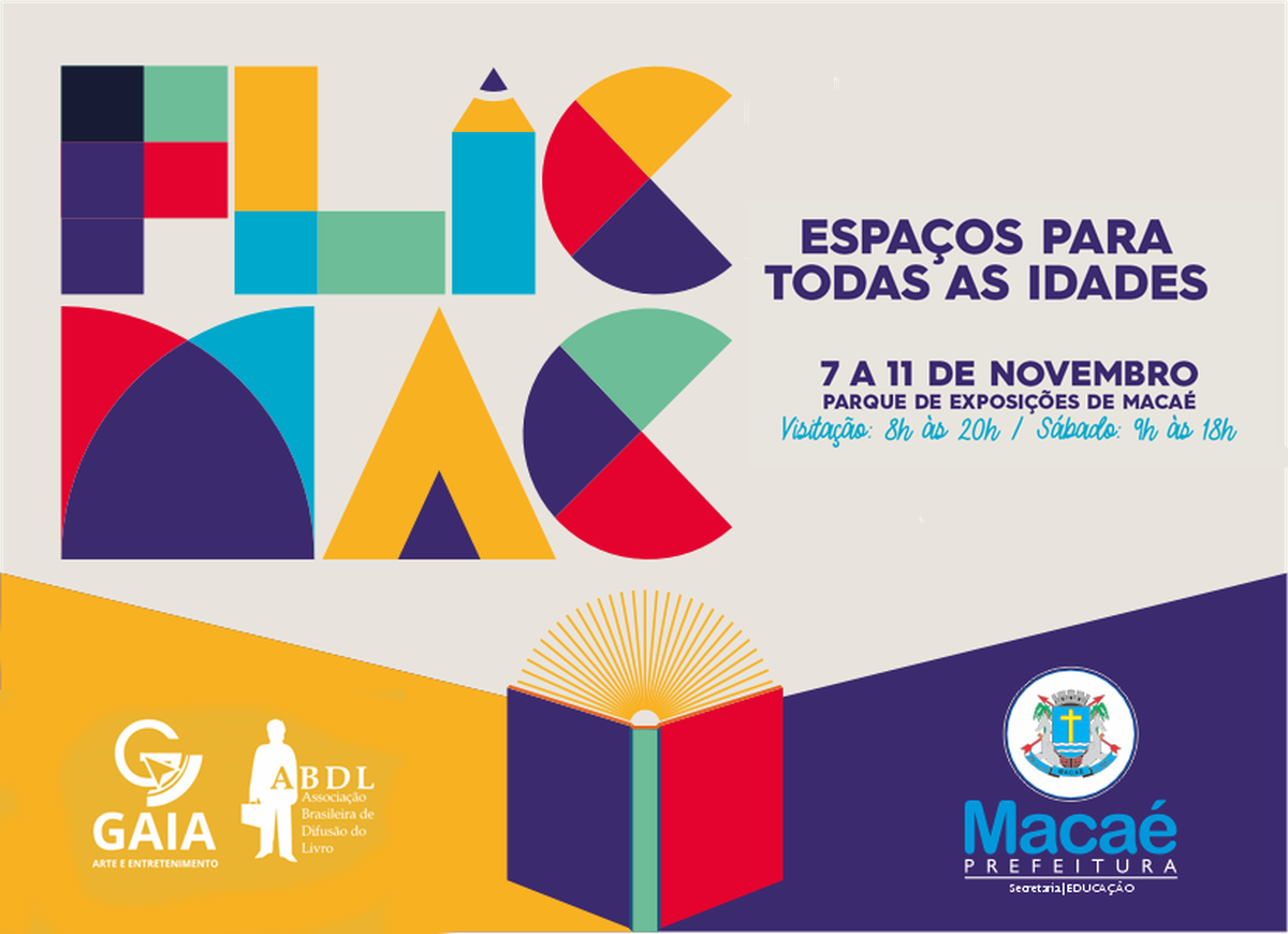 Feira de Literatura e Cultura de Macaé começa nesta terça-feira