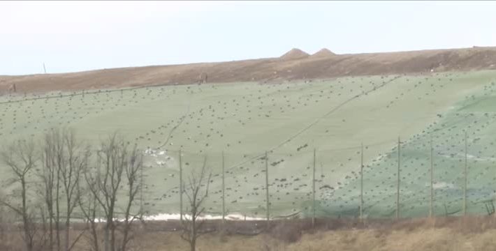 Three acres of permanent cap slides down Ontario County Landfill