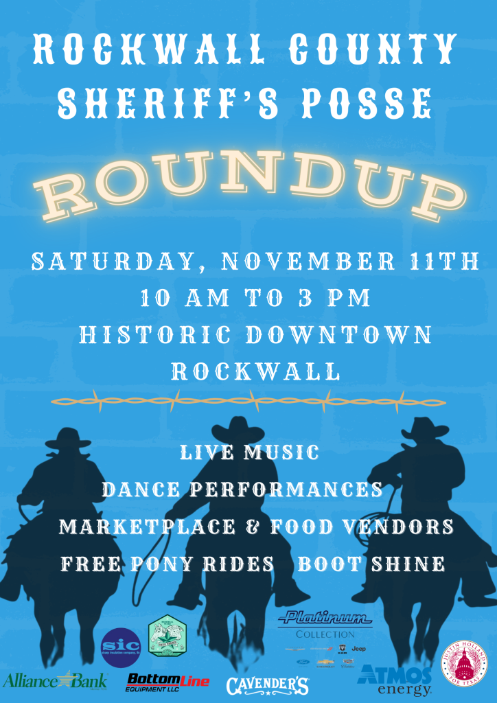 Rockwall County Sheriff’s Posse Roundup this Saturday, Nov 11