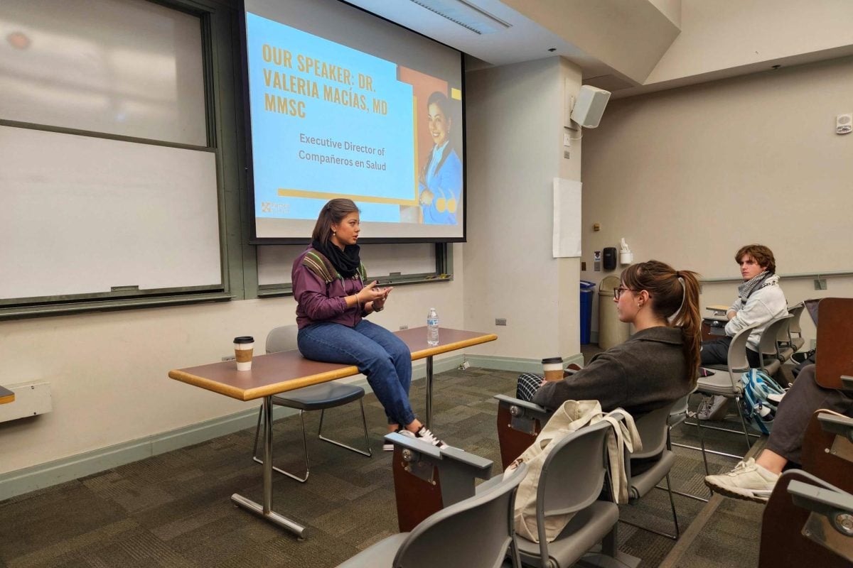 Partners In Health Engage hosts Valeria Macias, its first campus-wide speaker