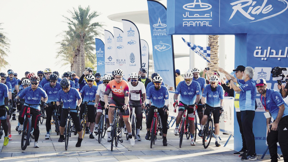 Aamal Ride promotes community wellbeing, healthy lifestyle