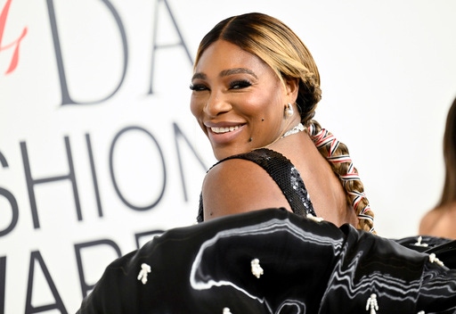 Tennis legend Serena Williams honored as ‘fashion icon’ at fashion industry’s big awards night