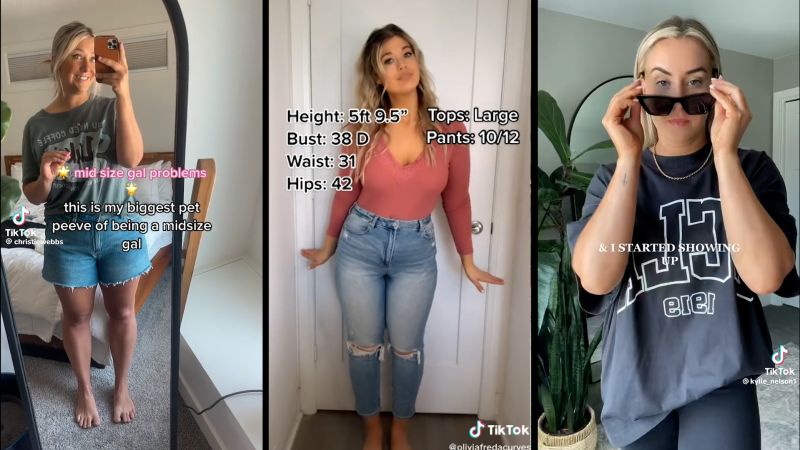 Video: ‘Mid-size’ fashion influencers are fostering body positivity on TikTok