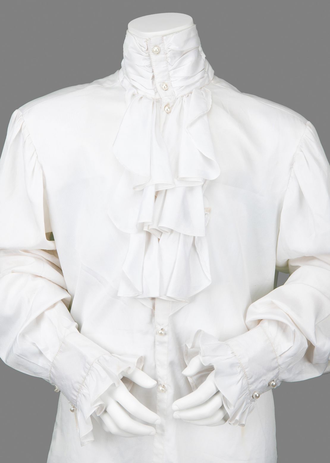 Prince’s iconic white, ruffled ‘Purple Rain’ shirt is up for auction