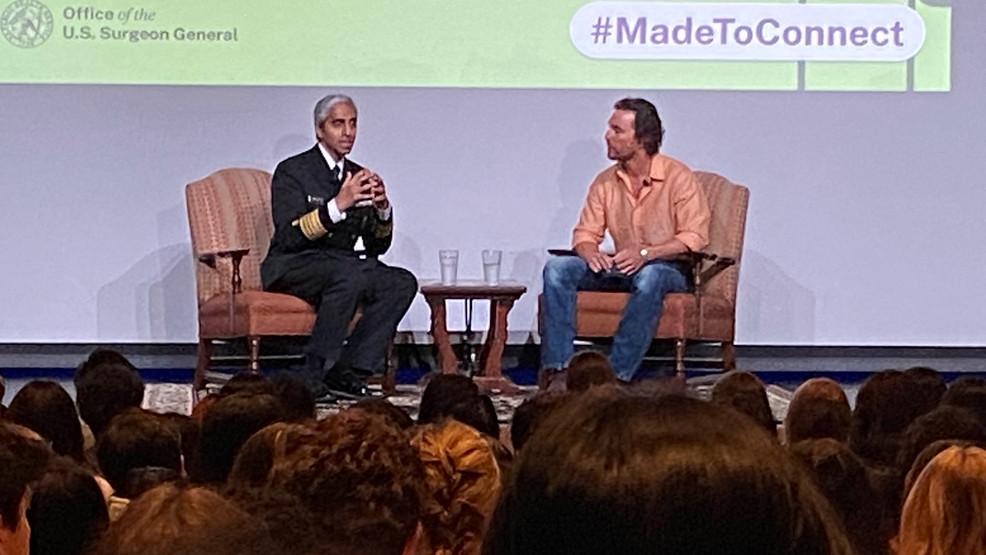 U.S. Surgeon General, actor Matthew McConaughey tackle mental health at UT during ‘We Are