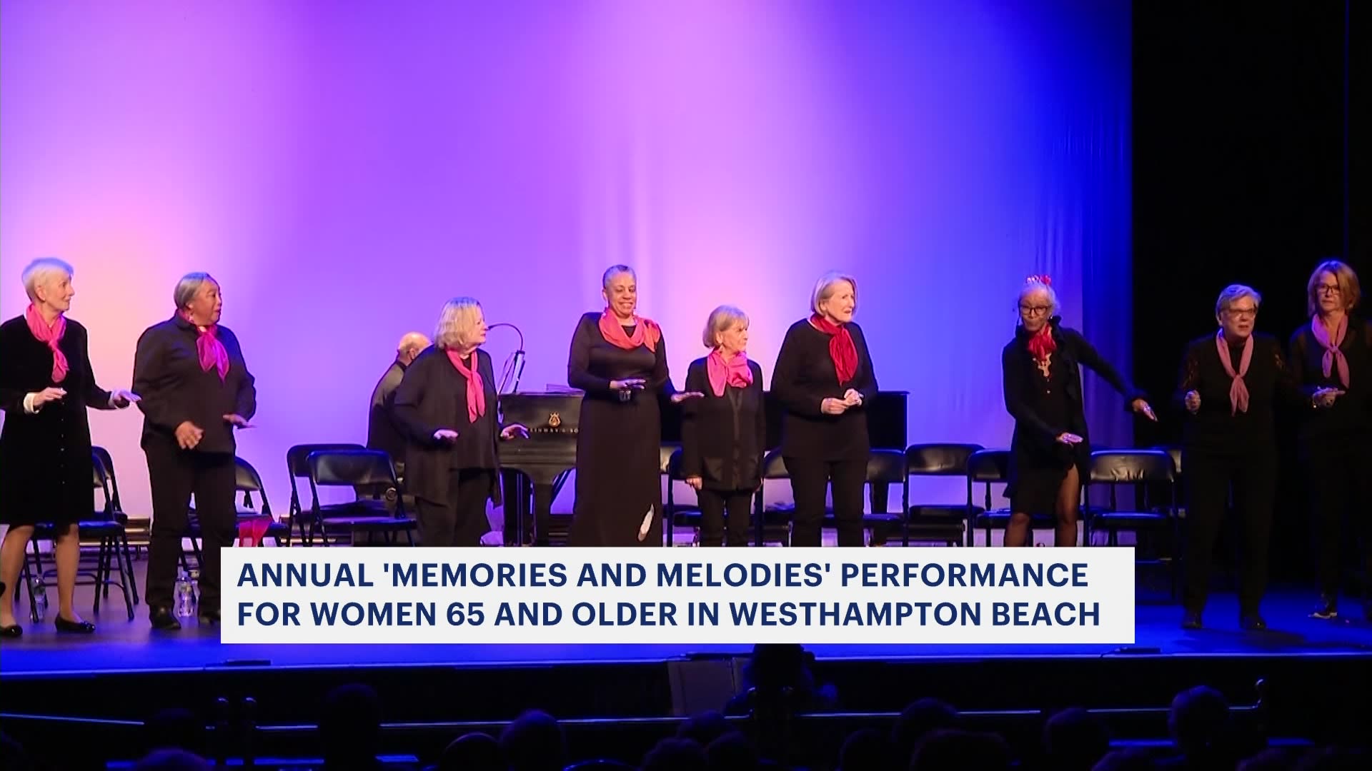 Seniors take the stage during ‘Melodies and Memories’ performance in West Hampton