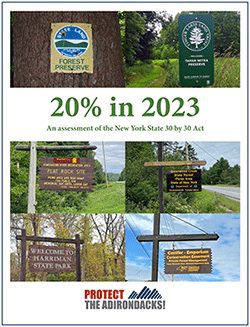 Protect the Adirondacks Releases New Report On NYS “30 by 30” Law