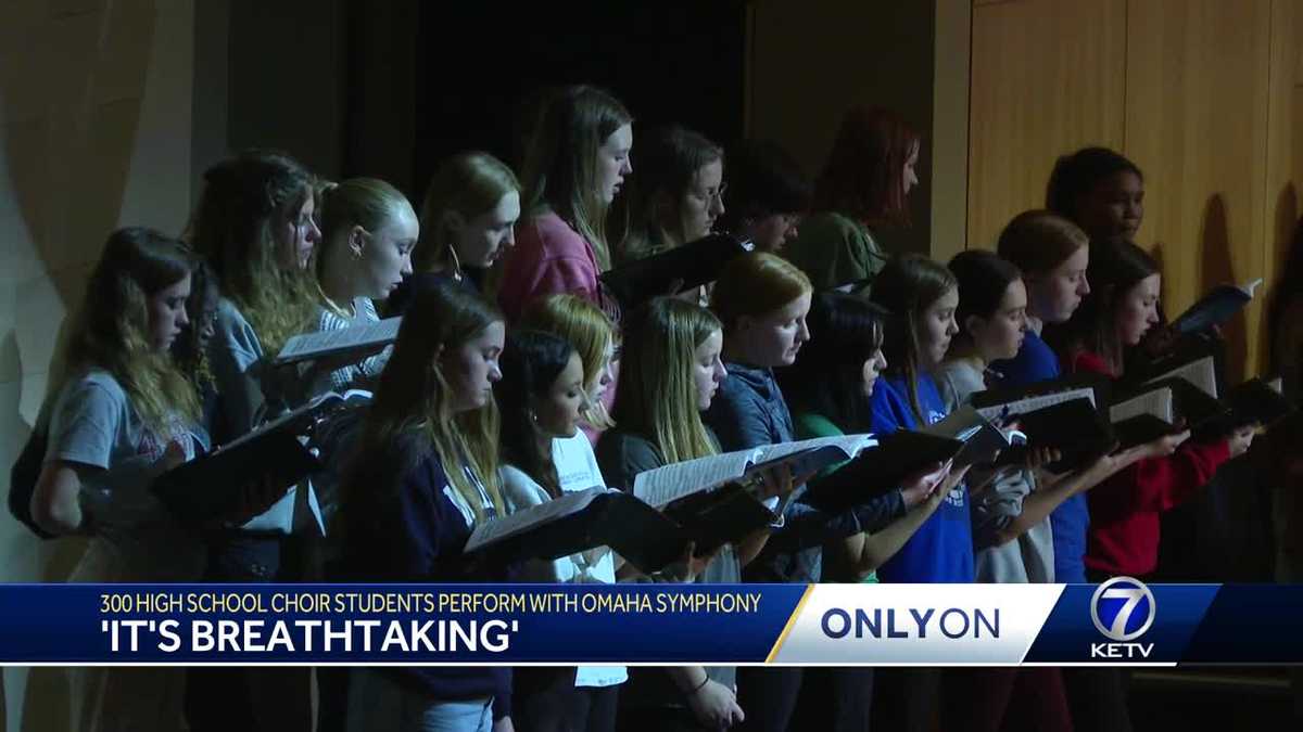 ‘It’s breathtaking’ 300 high school choir students perform with Omaha Symphony