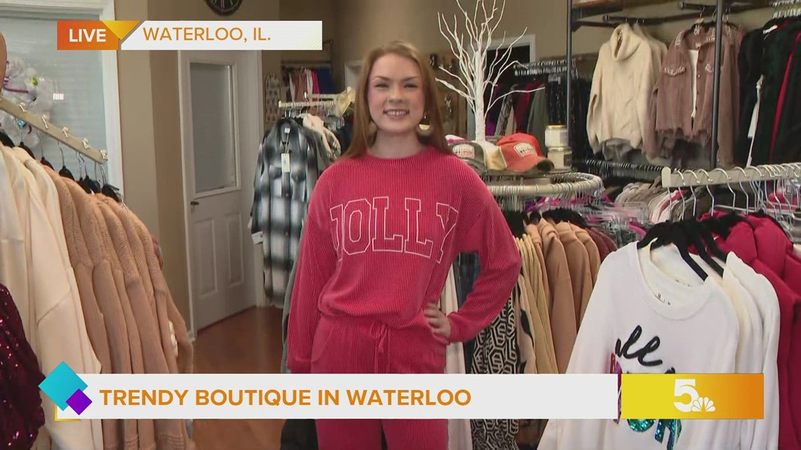 The Clothes Line Boutique in Waterloo Illinois shares trendy holiday looks