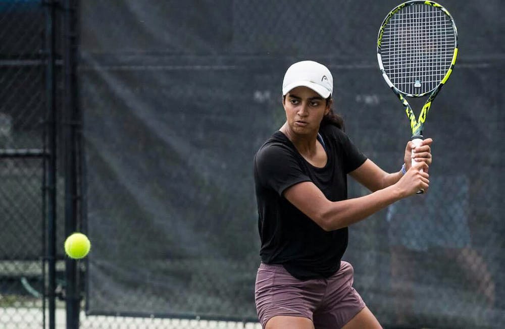 Esha Velaga prepares to represent Penn women’s tennis at ITA Nationals