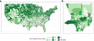 The unequal landscape of civic opportunity in America