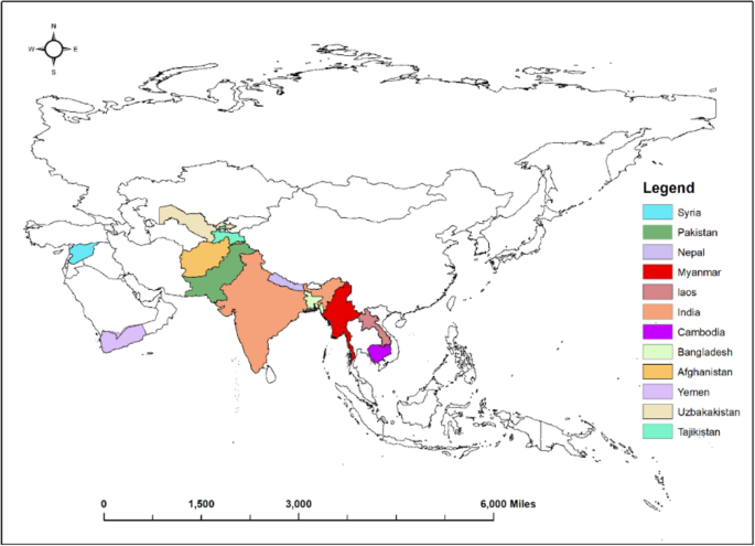 Effect of temperature on fast transmission of COVID-19 in low per capita GDP Asian countries