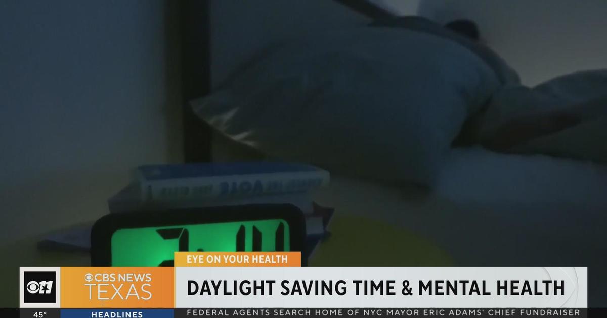 Daylight saving time and mental health