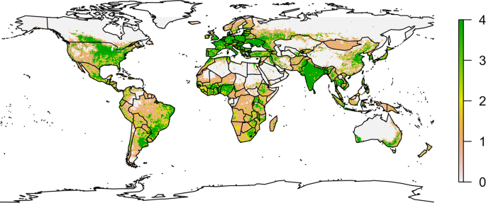 Nearly half of the world is suitable for diversified farming for sustainable intensification