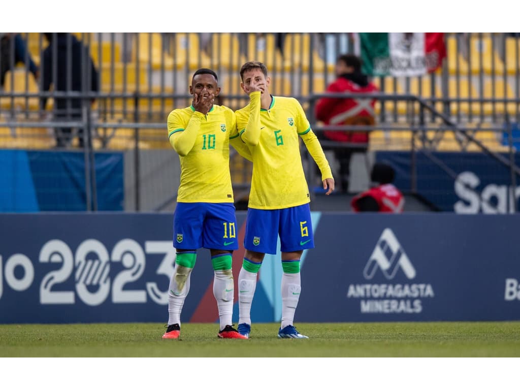 Com dificuldade, Brasil vence o México e está na final do futebol no Pan-Americano