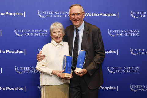 Jack & Laura Dangermond Honored with Goal 17 Innovation in Partnership Award