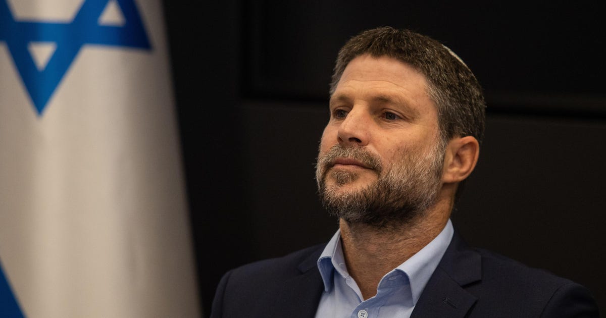 War, me worry? Israel’s far-right finance minister seems unconcerned about Gaza war costs