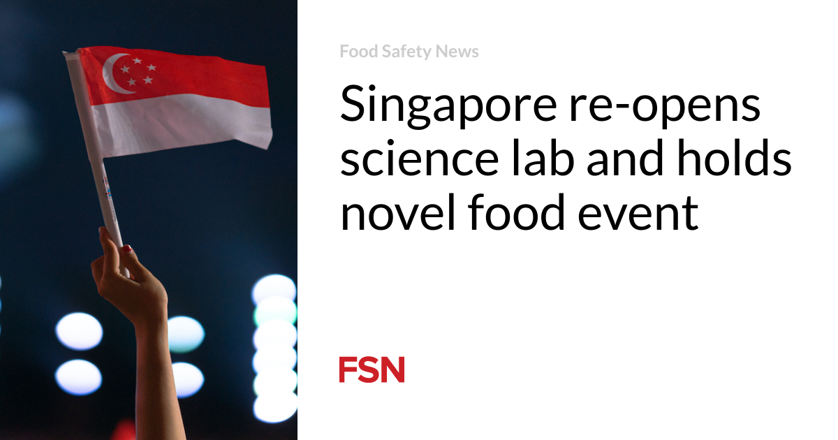 Singapore re-opens science lab and holds novel food event