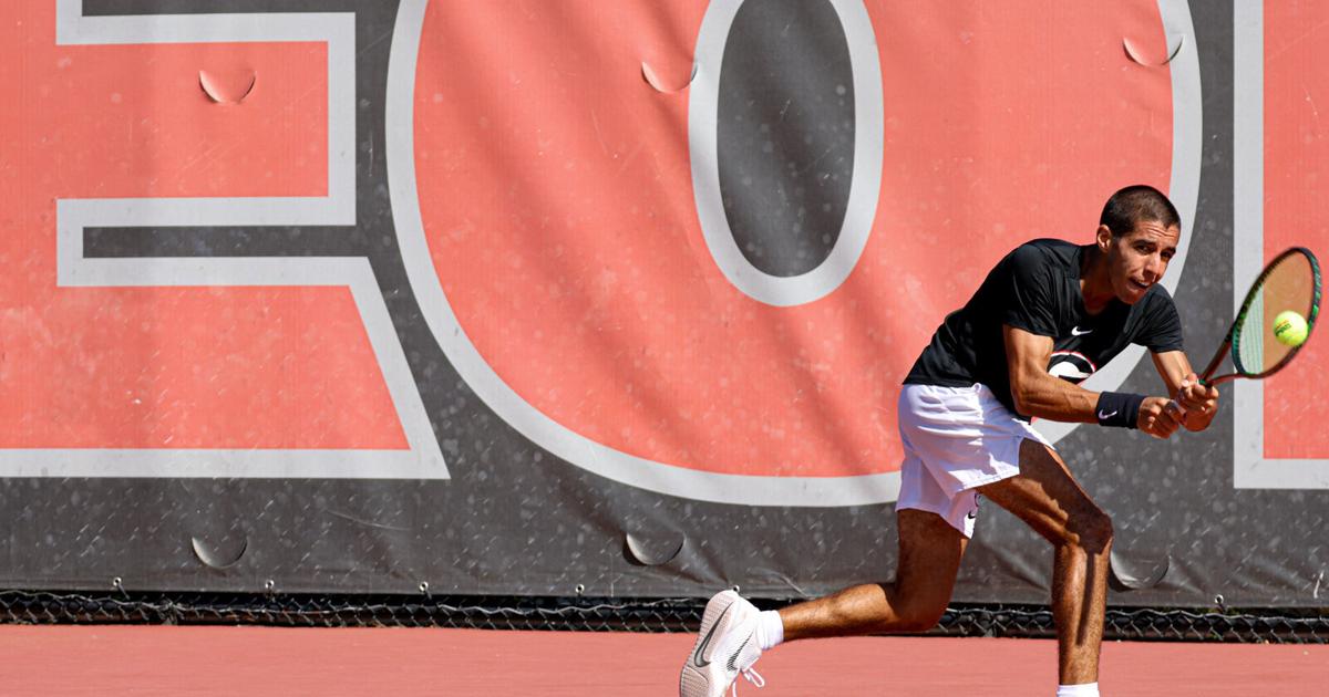 Parker Mariencheck goes undefeated for Georgia men’s tennis at Georgia Tech Invitational