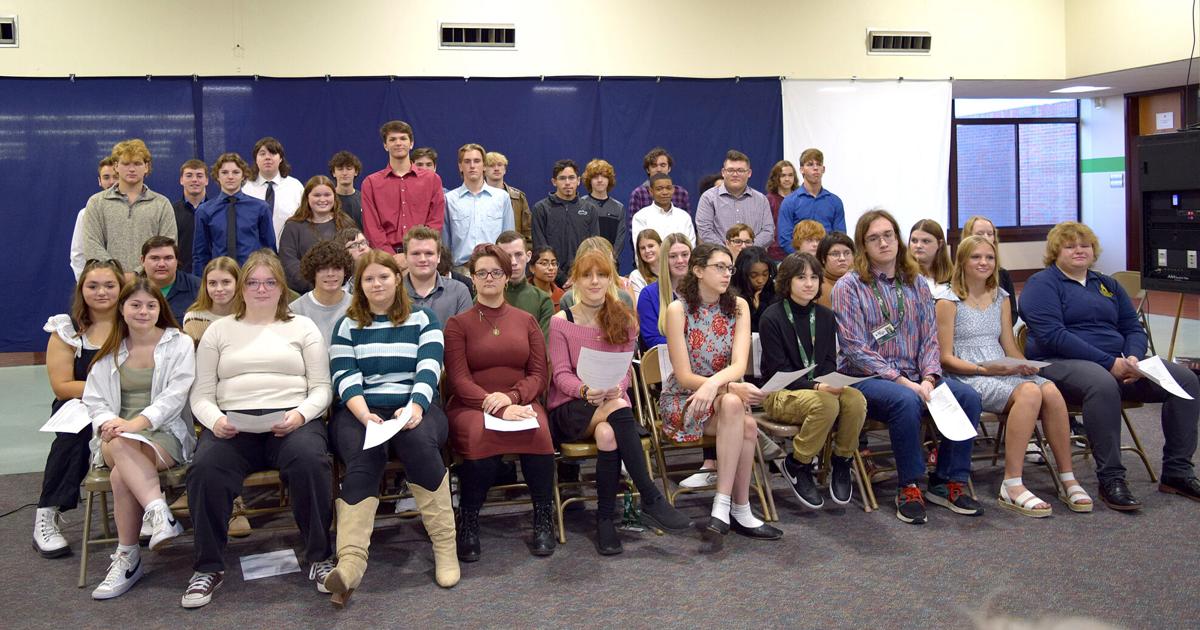 Local students inducted into National Technical Honor Society