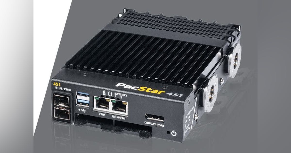 Rugged computer server for artificial intelligence (AI) uses at the edge introduced by Curtiss-Wright