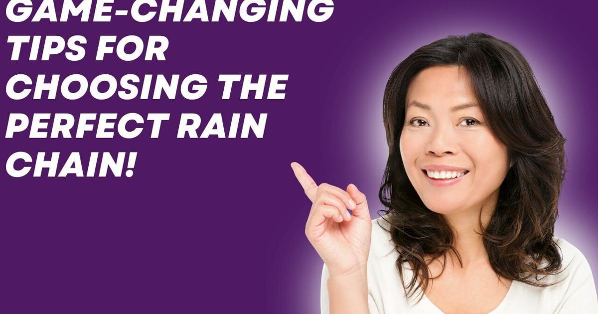 Rain Chain Secrets Revealed: How to Pick the Perfect One for Your Home!
